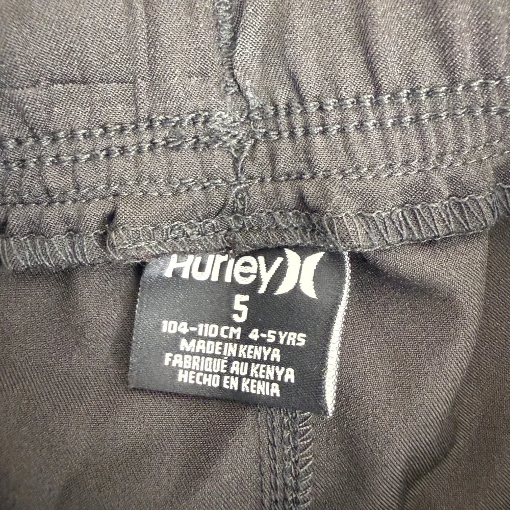 Hurley Boys Black 4 Way Stretch Hybrid Shorts Size 5 (4-5‎ yrs) Kids Pull On NWT